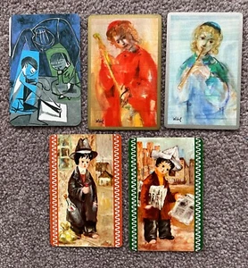 Original Swap playing cards artists children paintings - Picture 1 of 1