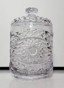 Vintage Imperial Glass Hobstar Clear Candy Jar - Picture 1 of 6
