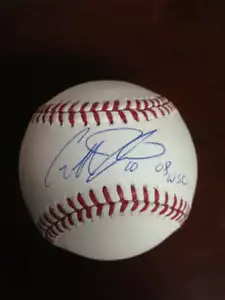 Geoff Jenkins Autographed ROMLB Baseball 08 WSC - Picture 1 of 1