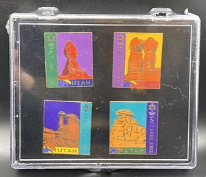 Olympische Winterspiele 2002 Salt Lake ~ Limited Edition 4 Pin Set #1633 von 5000 - Bild 1 von 8