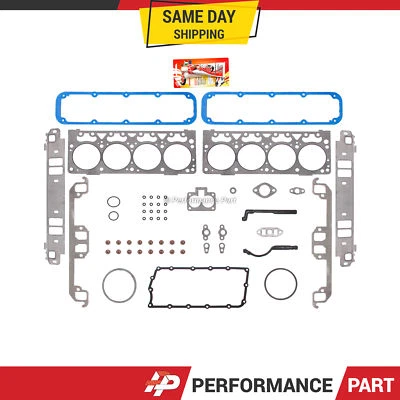 Juego de juntas de culata para 98-03 Dodge Dakota Durango RAM serie B Jeep 5.2 OHV VIN T Y Foto 1 de 4