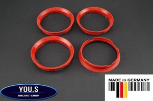 4 x Zentrierringe 76,9 - 72,6 mm - Brock Keskin Tuning Motec z.B. für BMW - Z22D - Picture 1 of 2
