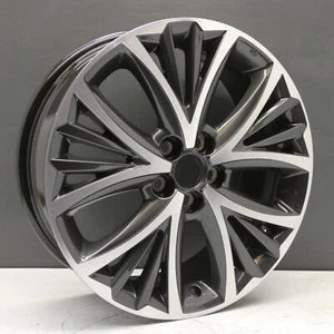 TOYOTA YARIS 17" DIAMOND CUT ALLOY WHEEL RIM ANTHRACITE PW4570D005 GENUINE X1 - Picture 1 of 19