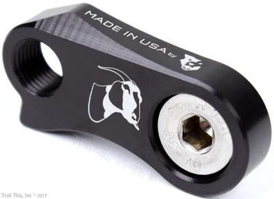 Wolf Tooth Lindarets GoatLink se adapta a Shimano Shadow de 1x10 velocidades + adaptador de amplio alcance Foto 1 de 4