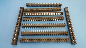 Terminal Barrier Strip Block, 30A, 300V, 20 Position, 3 Wall, Turret, 3 Pcs - Imagen 1 de 10