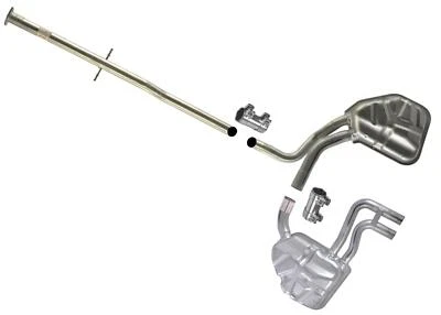 Exhaust Pipe Dual Muffler For Mini Cooper S Supercharged 07/04 2005 2006 07 08 - Image 1 of 4