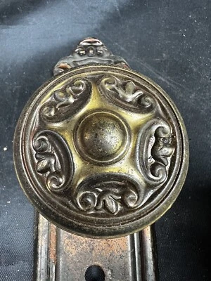 Penn Hardware 1915 Renard Door Knobs, Plates, Mortise &Key Passage Set I-13600 - Image 1 of 4