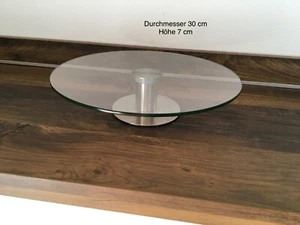 Tortenplatte Glas mit Fuß, Servierteller, Kuchenplatte - Bild 1 von 7