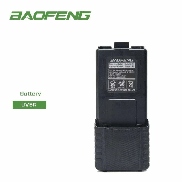 Baofeng BL-5L 3800mAh 7.4V Extended Li-ion Battery