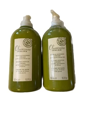 Crema de baño y ducha Perlier Olivarium con aceite de oliva puro 16,9 OZ 500 ml X2 nueva Foto 1 de 4