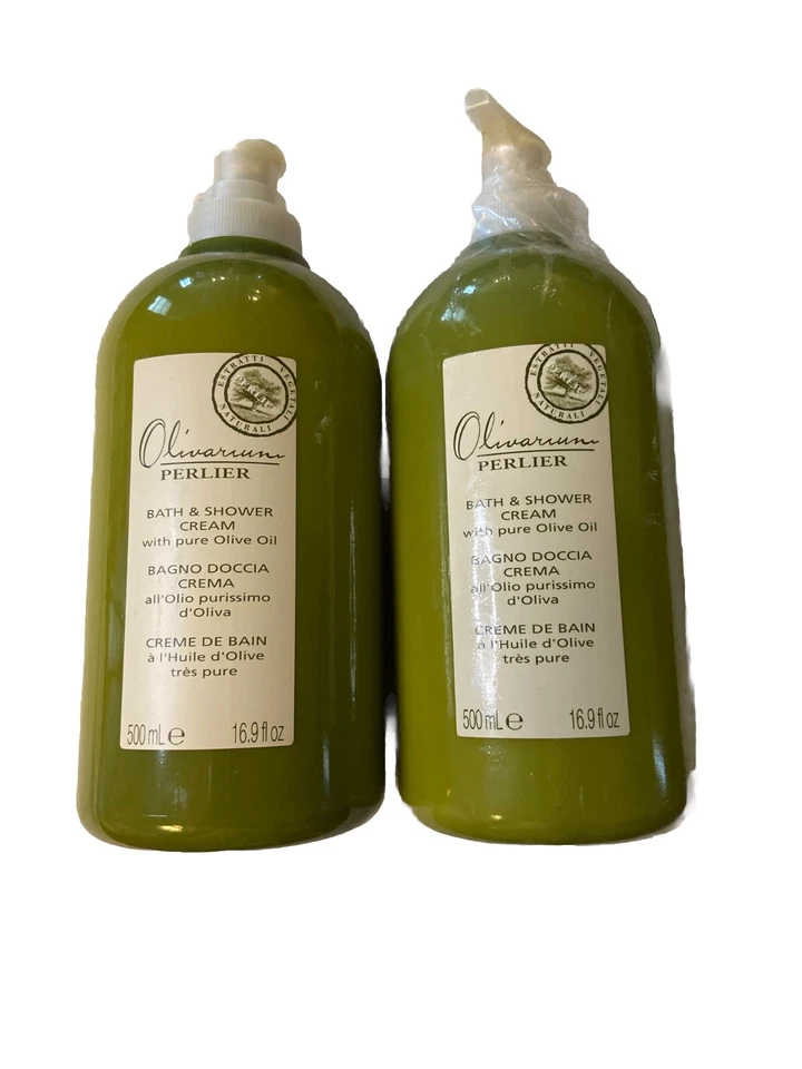Perlier Olivarium Bath Shower Cream Olive Oil 16.9 Oz 500 Ml Large Italy