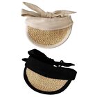Dog Sun Hat Costume Pet Straw Hats with Adjustable Chin Strap for Small Dogs