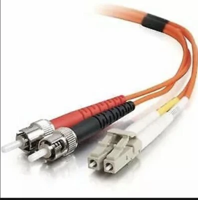 C2G-5m LC-ST 50/125 OM2 Duplex Multimode PVC Fiber Optic Cable - Orange - Image 1 of 4