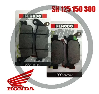 FERODO KIT PASTIGLIE HONDA SH 125 150 ABS 2018 AL 2019 2020 FRENO ANTERIORE POSTERIORE