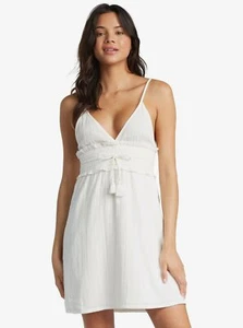 Neu Neu mit Etikett Roxy einfaches Blütenkleid für Damen tailliert Oberteil lockeres Unterteil Größe Small - Bild 1 von 5