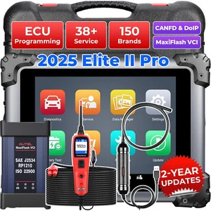 Dispositivo de diagnóstico Autel Maxisys Elite II PRO OBD2 programación CANFD DoIP Android 10 - Imagen 1 de 15