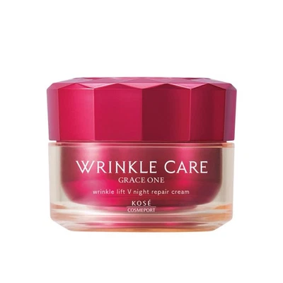 Crema reparadora nocturna con niacinamida antienvejecimiento para levantar arrugas V Kose Grace One 50 g Foto 1 de 4