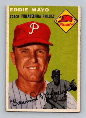 1954 Topps #247 Eddie Mayo VGEX-EX Vintage Baseball Card - Image 1 of 2