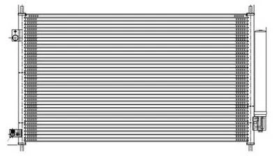 NEW A/C CONDENSER FITS ACURA RDX 2013 2014 2015 80110-TX4-A01 4118 AC3030127 - Image 1 of 2