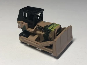 1.3" '53 Bulldozer Tractor Army Galoob Micro Machines 1/100 Plastic Mint Loose - Picture 1 of 5