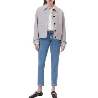 Jeans cerrados cintura alta pedal empujador pantalones de mezclilla recortados talla 40 / EE. UU. 6 Foto 1 de 4