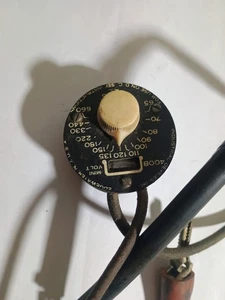 Adattatore selettore tensione AC 400B dispositivi industriali - cavo di prova vintage - così com'è - Foto 1 di 6