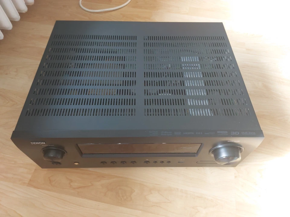 Denon AVR-1910 Dolby Digital 7.1 AV Receiver mit HDMI - Handbuch sowie Zubehör - Bild 1 von 4