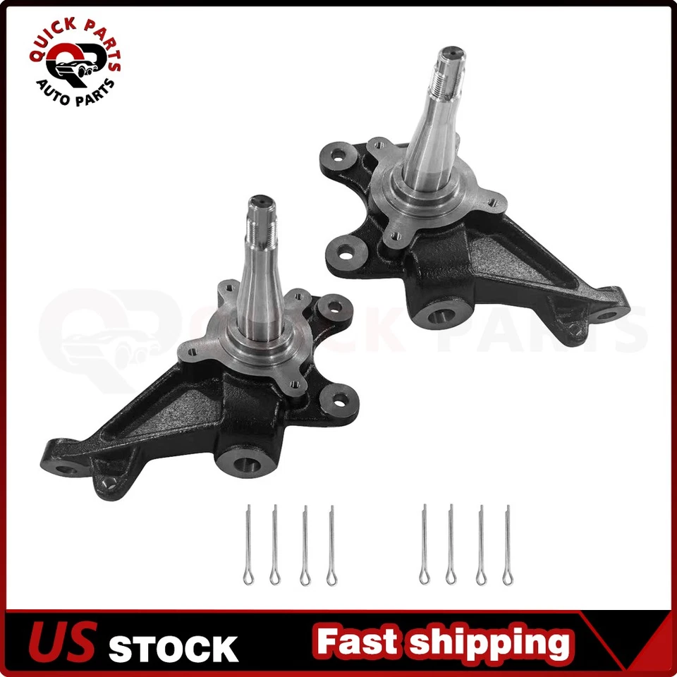 Brand New Pair 2" Drop Spindles for 1984 1985 1986 1987 - 1995 Toyota Pickup 2WD Foto 1 de 4