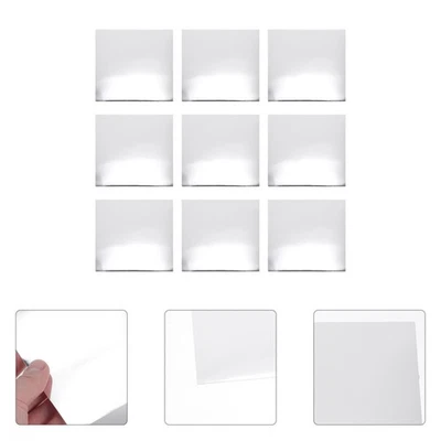  25 Pcs Selbstklebende Spiegel Klebrige Spiegelfliesen Für Badezimmer - Bild 1 von 4