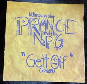 Gett Off - Prince 7" Vinyl Single Ex/VG+ - Picture 1 of 14
