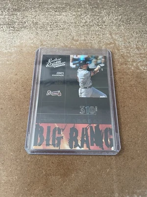 Donruss Leather & Lumber Big Bang 2005 plateado/200 Chipper Jones #BB-5 HOF Foto 1 de 3