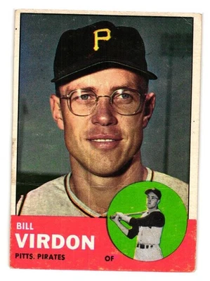 1963 Topps - #55 Bill Virdon Foto 1 de 2