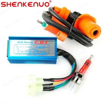 Racing Ignition Coil Spark Plug CDI Box FOR GY6 50cc 125cc 150cc Scooter US - Image 1 of 4
