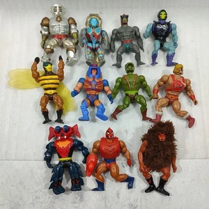 Lotto Figurine MOTU Vintage (11) Ben Giocate Con Giunti Sciolti Perdita Vernice No Accessori - Foto 1 di 18