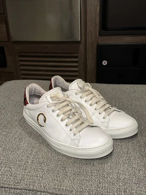 Zapatilla deportiva baja Cavalli Class de Roberto Cavalli en relieve en pitón talla 44/11 m Foto 1 de 4