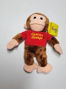 Curious George Plush 8” Cute Universal Studios 2020 Stuffed Animal  - Picture 1 of 6