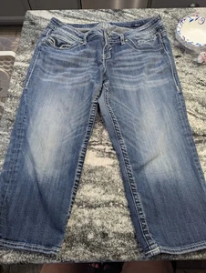 Pantalones de mezclilla para mujer Vigoss Chelsea Capri Heritage Fit talla 18 largo 21 - Imagen 1 de 7