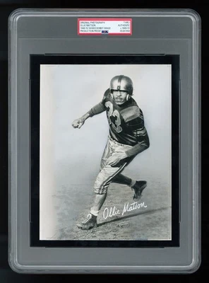 1949 W468 Exhibit Ollie Matson HOF RC PSA Type 1 Original Photo Card Art Proof - Image 1 of 3