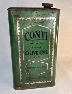 Vintage Conti Imported Virgin Olive Oil- 1 Gallon Tin- Carina! - Picture 1 of 8