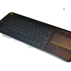Logitech K400 Plus Wireless Touch Keyboard with Trackpad – USB Dongle Included - Picture 1 of 8