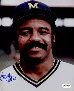 1978-82 Milwaukee Brewers Larry Hisle Autographed 8x10 Color Photo (JSA) - Picture 1 of 1