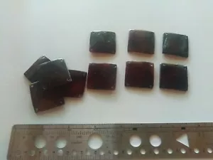 Pieza cuadrada en blanco con carcasa de bolígrafo marrón para incrustaciones o reutilización de joyas - Imagen 1 de 3