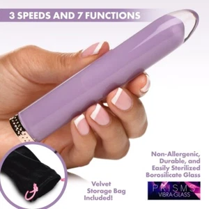 Multispeed GLASS Vibrator  Dildo G-Spot Clit Massager Adult Sex Toys for Women - Picture 1 of 6