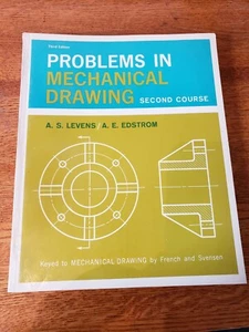 Problems In Mechanical Drawing Second Course Third Edition AS Stevens/AE Edstrom - Picture 1 of 2