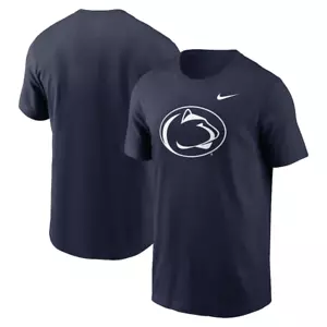 Penn State Nittany Lions Nike Primetime Evergreen Logo T-Shirt - Navy SZ L NWOT - Picture 1 of 4