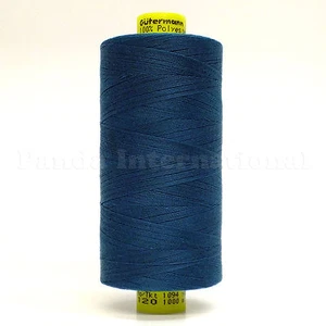 GUTERMANN Mara 120 100% HILO POLIÉSTER 1094 yardas/carrete Color 870 Azul Océano - Imagen 1 de 3