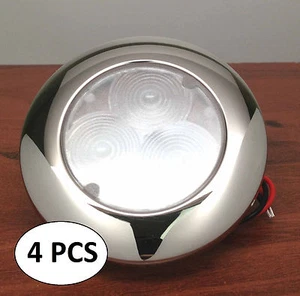 4 piezas barco marino rv autobús remolque camión automático LED 3 rojo color redondo cortesía ODM - Imagen 1 de 5