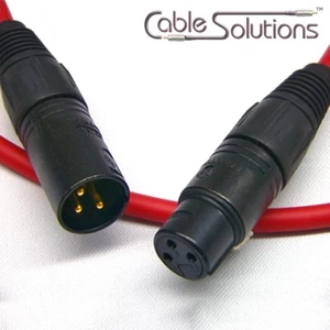 Canare L-4E6S Balanced XLR Audio Interconnect Cable 0.8m, Red - Picture 1 of 1
