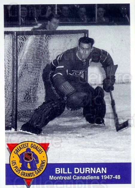 1993-94 High Liner Greatest Goalies #12 Bill Durnan - Image 1 of 1