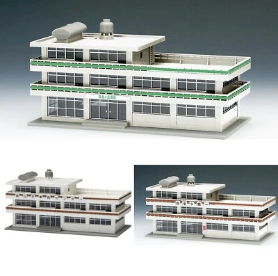 Estructura de edificio de oficinas ferroviarias Tomix 4225 escala N (hospital, comisaría de policía) Foto 1 de 4